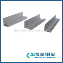 Aluminum Solar Panel profile Perfil de Aluminio Aluminium Extrusion Profile Electrophoresis Silver Color